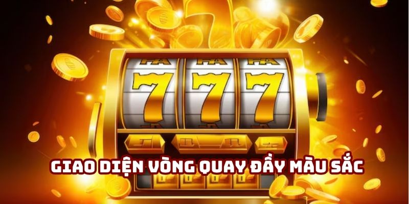 Giao diện vòng quay đầy màu sắc trong Nổ hũ 789WIN