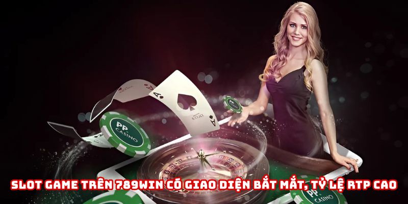 Slot game trên trang chủ có giao diện bắt mắt, tỷ lệ RTP cao